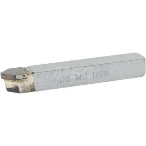 ACCUPRO Single Point Tool Bit: 5/16'' Shank Width, 5/16'' Shank Height, Micrograin Solid Carbide Tipped, Neutral, D, Pointed Nose 505-MG