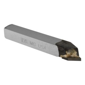ACCUPRO Single-Point Tool Bit: E, Threading Tool, 3/8 x 3/8" Shank 610-MG