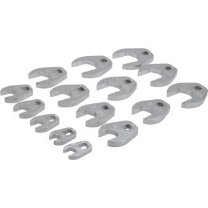 PROTO 15 Piece 3/8" Drive Open End Crowfoot Wrench Set J49003CF