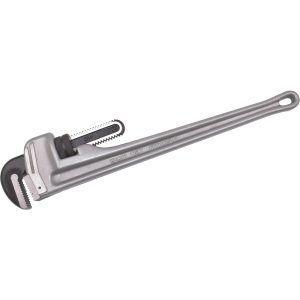 PRO-SOURCE Straight Pipe Wrench: 3" Max, 24" OAL, Aluminum TD0505A 24"