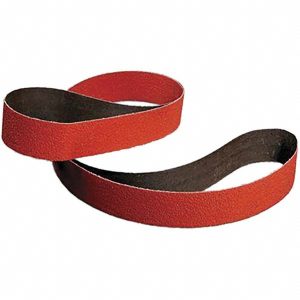 3M Abrasive Belt: 2" Wide, 132" Long, 36 Grit, Ceramic 7000119179