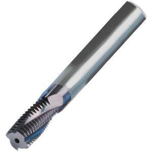 EMUGE Helical Flute Thread Mill: #10-24, Internal, 3 Flute, 1/4" Shank Dia, Solid Carbide GFR15106.5007
