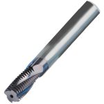 EMUGE Helical Flute Thread Mill: #10-32, Internal, 3 Flute, 1/4" Shank Dia, Solid Carbide GFR15106.5041