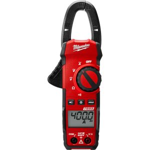 MILWAUKEE TOOL Clamp Meter: CAT III, 1" Jaw, Clamp On Jaw 2235-20