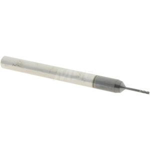 ACCUPRO Square End Mill: 0.025" Dia, 0.075" LOC, 4 Flutes, Solid Carbide 14899852