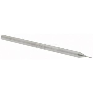 ACCUPRO Ball End Mill: 0.02" Dia, 0.1" LOC, 3 Flute, Solid Carbide 14797449