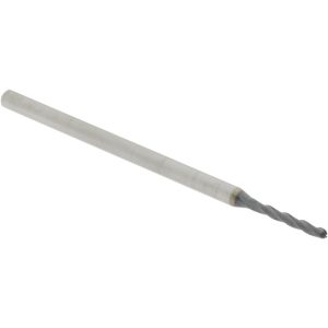 ACCUPRO Ball End Mill: 0.07" Dia, 0.5" LOC, 3 Flute, Solid Carbide 14797483