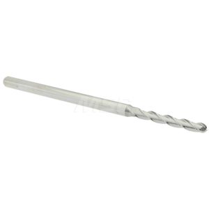 ACCUPRO Ball End Mill: 0.1" Dia, 0.75" LOC, 3 Flute, Solid Carbide 14797489