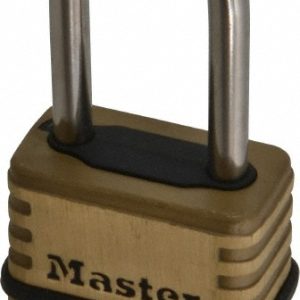 MASTER LOCK Combination Lock: 2" High, 2-1/4" Wide 1175LHSS