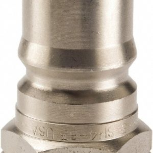 PARKER Hydraulic Hose Female Pipe Rigid Nipple Fitting: Hose Size 3/8", 3/8" Thread, 1,500 psi SH3-63