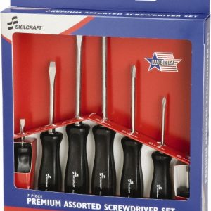 ABILITYONE Screwdriver Set: 7 Pc, Phillips & Slotted 5120016301170