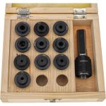 ACCUPRO 11 Piece, 3/4 Inch Shank Diameter, Rigid, Tapping Chuck Set QCK-1 3/4SS