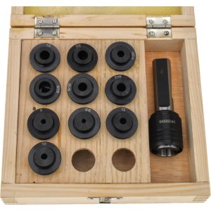 ACCUPRO 11 Piece, 3/4 Inch Shank Diameter, Rigid, Tapping Chuck Set QCK-1 3/4SS