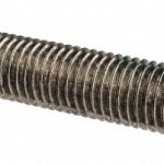 VALUE COLLECTION General-Purpose Threaded Rod: 3/4-10, 3' OAL, Stainless Steel, Plain Finish 220946