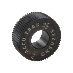 VALUE COLLECTION Convex Knurl Wheel: 5/8" Dia, 90 &deg; Tooth Angle, 35 TPI, Straight, Cobalt GKSV235