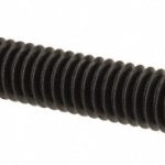ALL AMERICA THREADED PRODUCTS General-Purpose Threaded Rod: 5/16-18, 6' OAL, Medium-Carbon Steel, Black Oxide Finish 10752