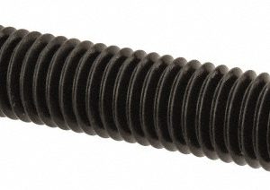 ALL AMERICA THREADED PRODUCTS General-Purpose Threaded Rod: 1/2-13, 6' OAL, Medium-Carbon Steel, Black Oxide Finish 45623