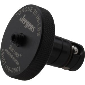 JERGENS Modular Fixturing Shank: Ball Lock, 16 mm Shank Dia, Steel 49607