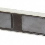 ECLIPSE 30 Max Pull Force Lb, 12" Long x 1-1/2" Wide x 5/8" Thick, Rectangular Channel, Ceramic Fixture Magnet E665/MSC