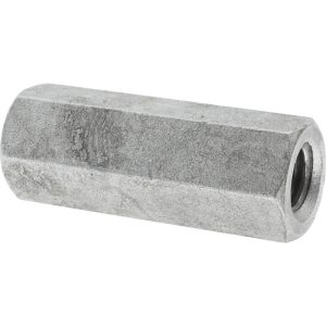 COUPLING NUT SUPPLY 3/8-16 UNC, 1-3/4" OAL Steel Standard Coupling Nut 204736