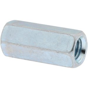 VALUE COLLECTION 1/4-28 UNF, 7/8" OAL Steel Standard Coupling Nut 250358