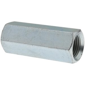 VALUE COLLECTION 5/8-18 UNF, 2-1/8" OAL Steel Standard Coupling Nut 250387