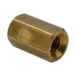 COUPLING NUT SUPPLY 5/16-18 UNC, 7/8" OAL Brass Standard Coupling Nut 204720