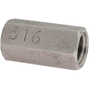 COUPLING NUT SUPPLY 1/2-13 UNC, 1-1/4" OAL Stainless Steel Standard Coupling Nut 250268