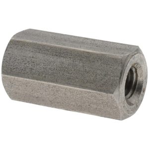 COUPLING NUT SUPPLY #10-32 UNF, 3/4" OAL Stainless Steel Standard Coupling Nut 250437