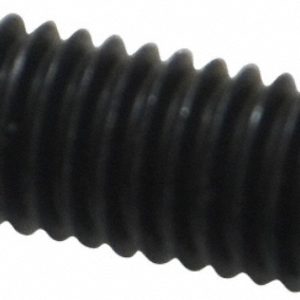 J.W. WINCO Set Screw: M5x0.8, 12.00 mm Length Under Head, Soft Tip Point, Steel, Grade 5.8 913.3-M5-12-MS