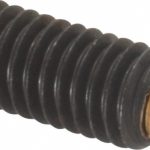 J.W. WINCO Set Screw: M6 x 1.00 x 12 mm, Soft Tip Point, Steel, Grade 5.8 913.3-M6-12-MS
