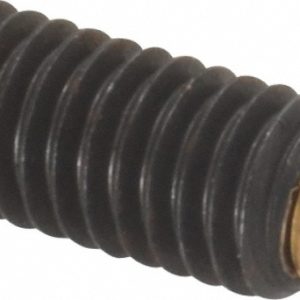 J.W. WINCO Set Screw: M6 x 1.00 x 12 mm, Soft Tip Point, Steel, Grade 5.8 913.3-M6-12-MS