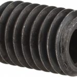 J.W. WINCO Set Screw: M8 x 1.25 x 12 mm, Soft Tip Point, Steel, Grade 5.8 913.3-M8-12-MS