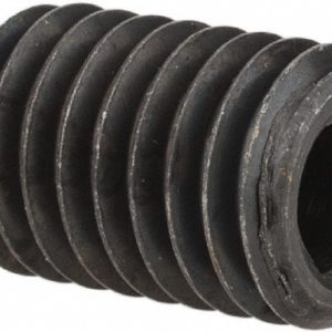 J.W. WINCO Set Screw: M8 x 1.25 x 12 mm, Soft Tip Point, Steel, Grade 5.8 913.3-M8-12-MS