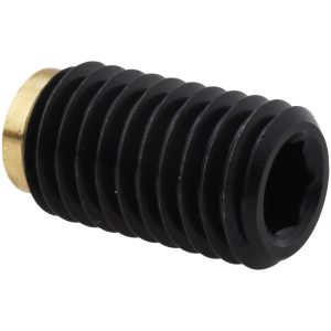 J.W. WINCO Set Screw: M12x1.75, 20.00 mm Length Under Head, Soft Tip Point, Steel, Grade 5.8 913.3-M12-20-MS