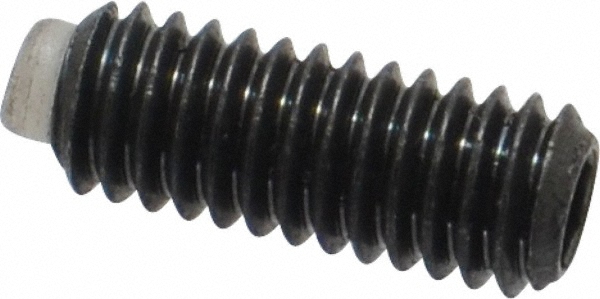 J.W. WINCO Set Screw: M4 x 0.70 x 10 mm, Soft Tip Point, Steel, Grade 5.8 913.3-M4-10-KU