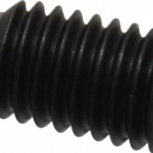 J.W. WINCO Set Screw: M8 x 1.25 x 12 mm, Soft Tip Point, Steel, Grade 5.8 913.3-M8-12-KU