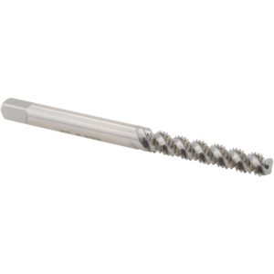 HELI-COIL #6-32 UNC, 3 Flute, Bottoming Chamfer, Bright Finish, High Speed Steel Spiral Flute STI Tap 5905-06