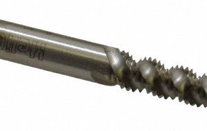 HELI-COIL #8-32 UNC, 3 Flute, Bottoming Chamfer, Bright Finish, High Speed Steel Spiral Flute STI Tap 5905-2