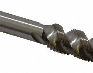 HELI-COIL 3/8-24 UNF, 3 Flute, Bottoming Chamfer, Bright Finish, High Speed Steel Spiral Flute STI Tap 5906-6