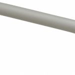 ELECTRO HARDWARE 10-32 Internal Thread, 3/8" Handle Diam, Clear Anodized Aluminum Drawer Pull A8074-2