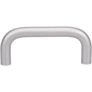 ELECTRO HARDWARE 10-32 Internal Thread, 1/2" Handle Diam, Clear Anodized Aluminum Drawer Pull A9564-2 MH1.875