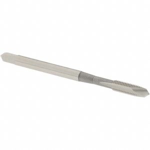 OSG Spiral Point STI Tap: #4-48 UNF, 2 Flutes, Plug, High Speed Steel, Bright/Uncoated 7004400