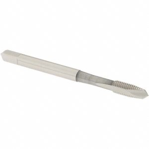 OSG Spiral Point STI Tap: #6-40 UNF, 2 Flutes, Plug, High Speed Steel, Bright/Uncoated 7007100