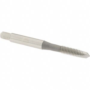 OSG Spiral Point STI Tap: #10-24 UNC, 2 Flutes, Plug, High Speed Steel, Bright/Uncoated 1825600