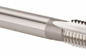 OSG Spiral Point STI Tap: 3/8-16 UNC, 3 Flutes, Plug, High Speed Steel, Bright/Uncoated 7017400