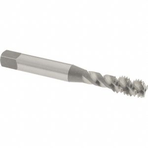 OSG 1/4-20 UNC, 3 Flute, 50&deg; Helix, Bottoming Chamfer, Bright Finish, High Speed Steel Spiral Flute STI Tap 8010900