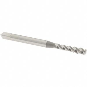 OSG #6-32 UNC, 3 Flute, 50&deg; Helix, Bottoming Chamfer, Bright Finish, High Speed Steel Spiral Flute STI Tap 8005700