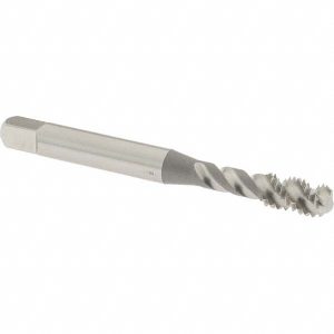 OSG #10-24 UNC, 3 Flute, 50&deg; Helix, Bottoming Chamfer, Bright Finish, High Speed Steel Spiral Flute STI Tap 8008100
