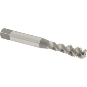 OSG 1/4-20 UNC, 3 Flute, 50&deg; Helix, Bottoming Chamfer, Bright Finish, High Speed Steel Spiral Flute STI Tap 8011200